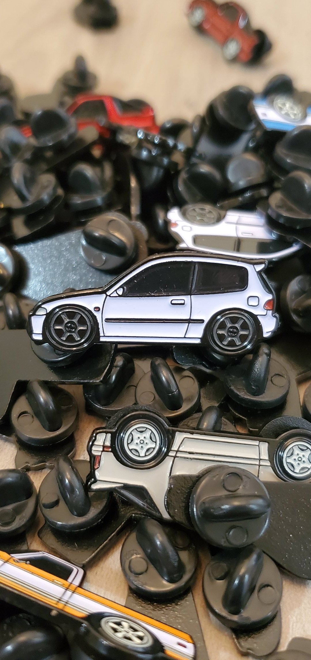 EG Honda Civic style enamel pin