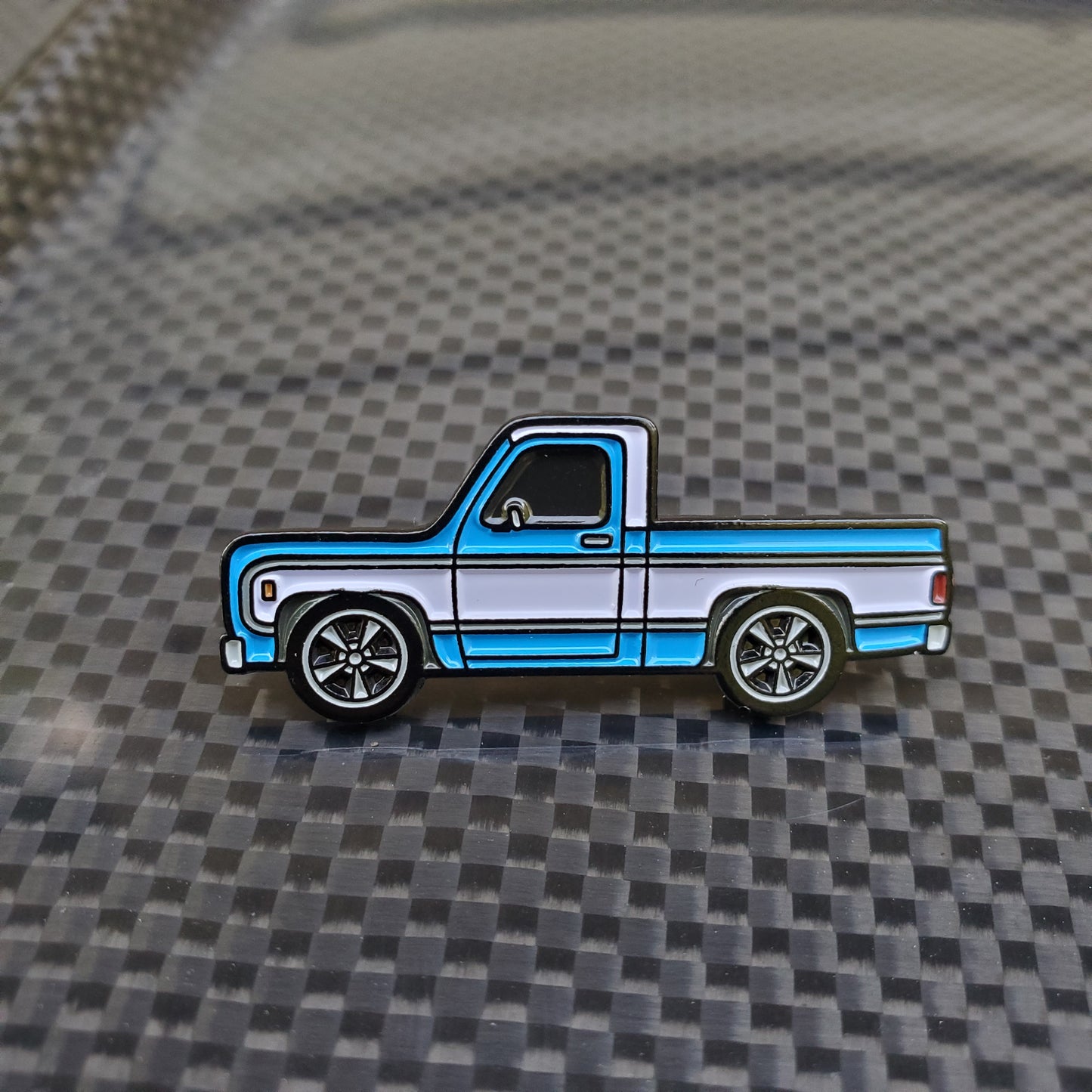 Chevy 2 Tone Squarebody Truck style enamel pin