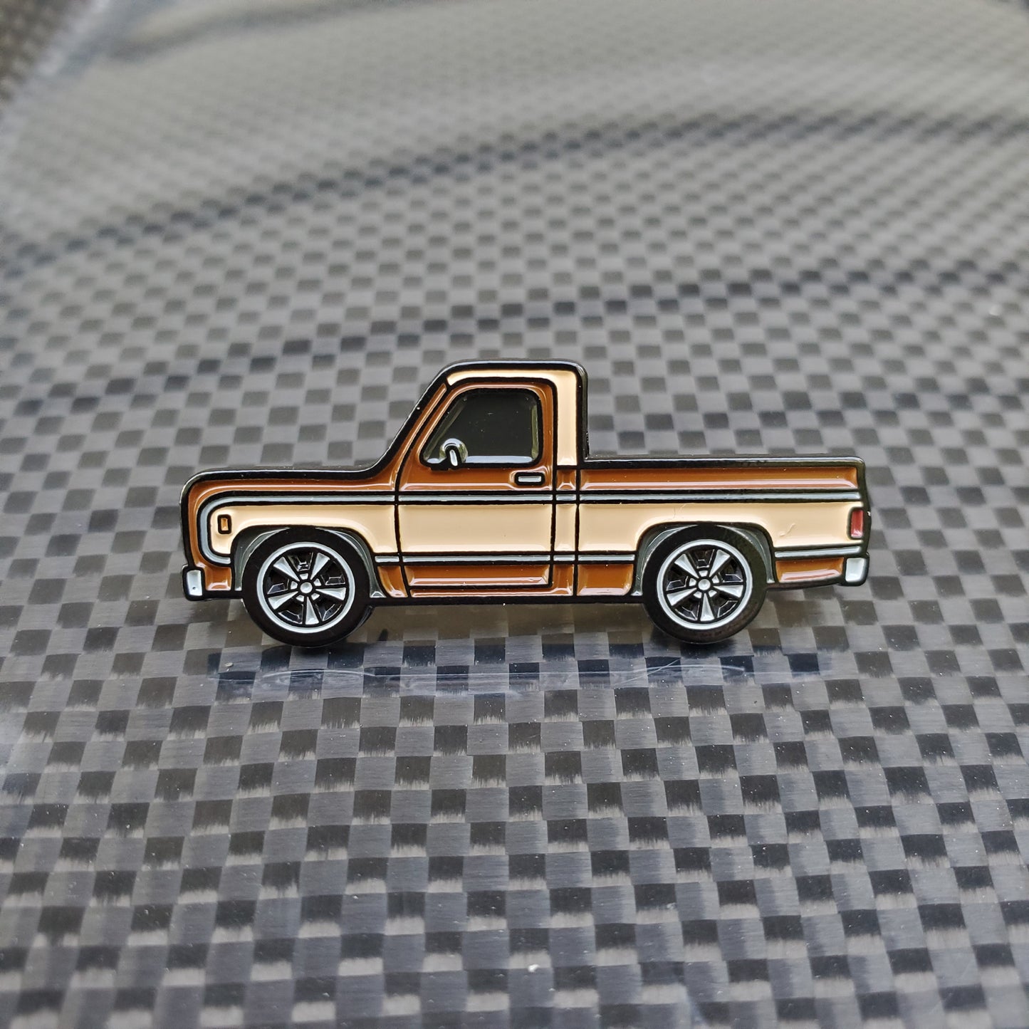 Chevy 2 Tone Squarebody Truck style enamel pin