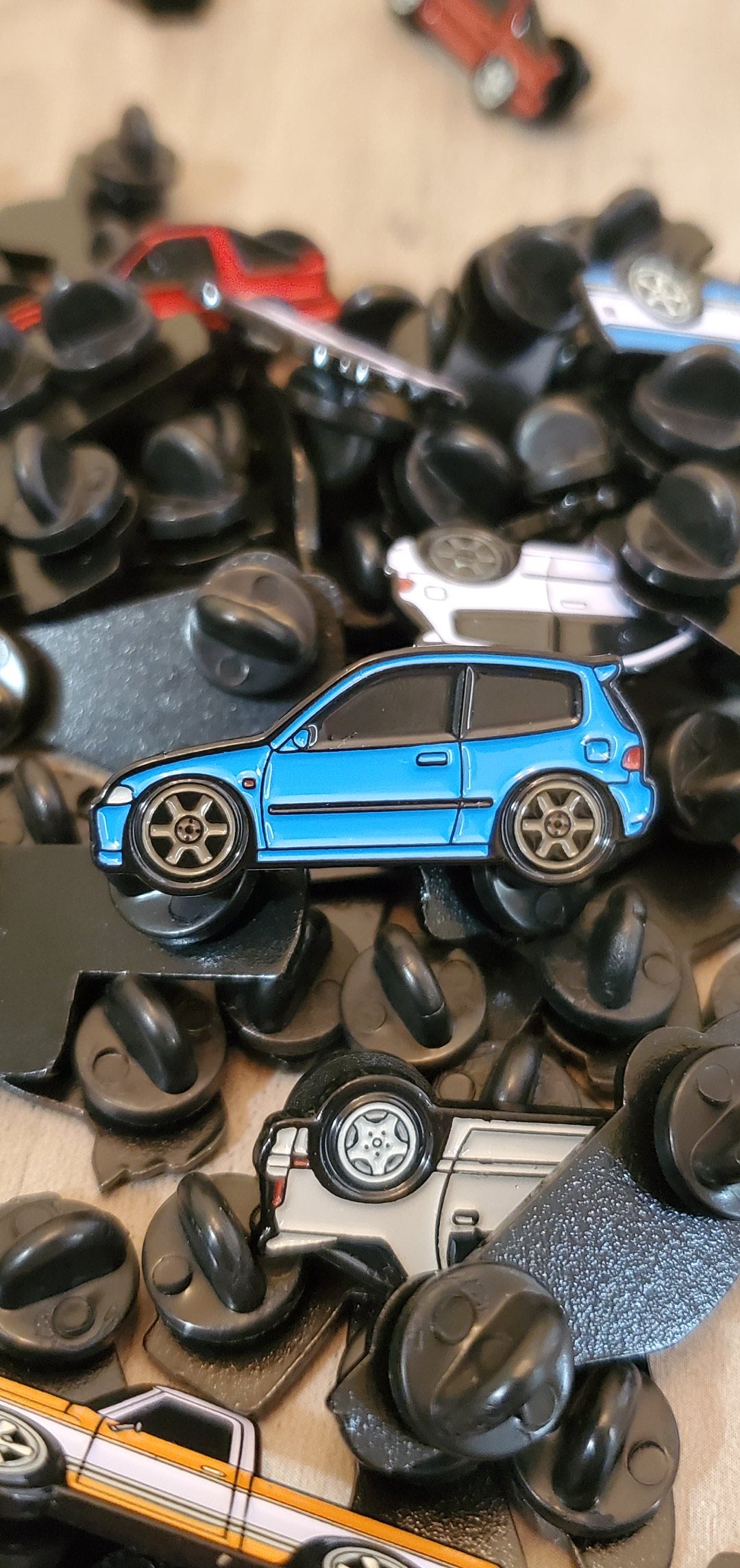 EG Honda Civic style enamel pin