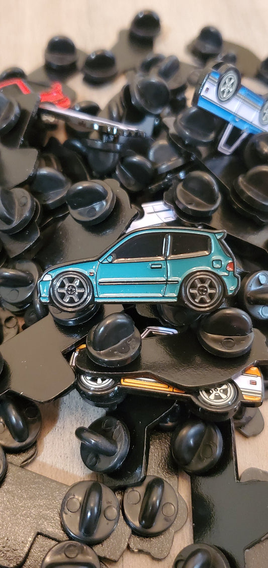 EG Honda Civic style enamel pin